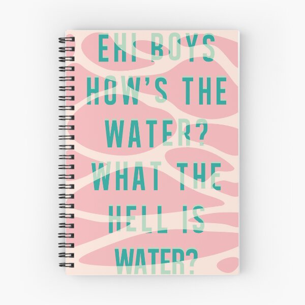 Item preview, This is Water David Foster Wallace Quote - Abstract Fluid Typography designed and sold by peperlis.
