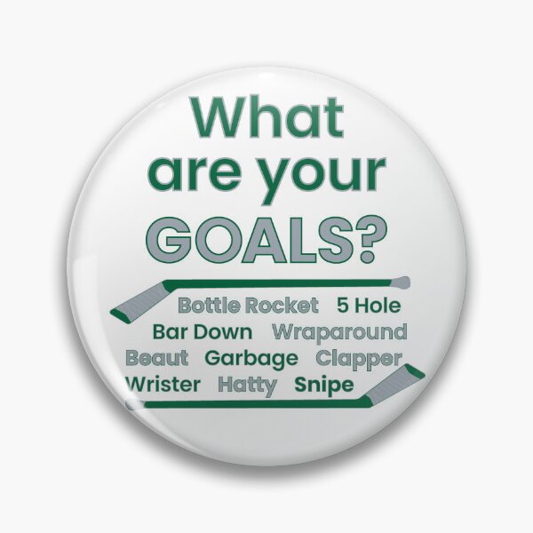 Item preview, What are your GOALS? Dallas Stars colors. designed and sold by Hattrixz.