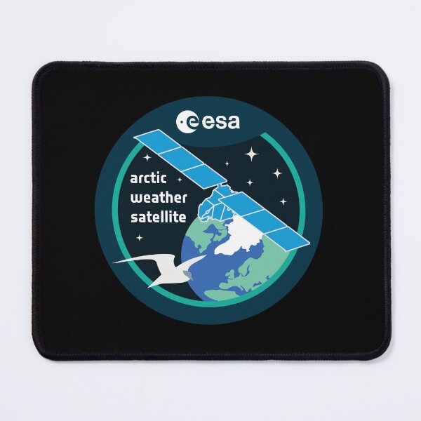 Item preview, Arctic Weather Satellite ESA Mission Patch – Climate Space Design designed and sold by MeetinSpace.