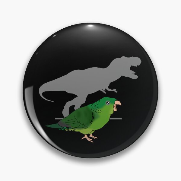 Item preview, T-rex Green Lineolated Parakeet designed and sold by FandomizedRose.
