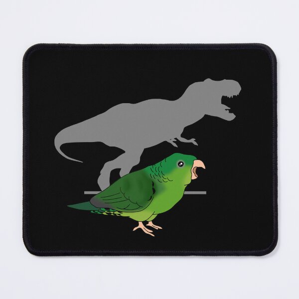 Item preview, T-rex Green Lineolated Parakeet designed and sold by FandomizedRose.