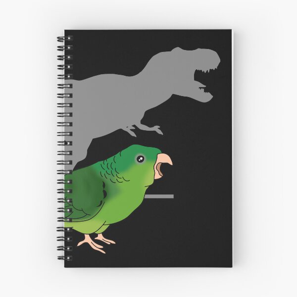 Item preview, T-rex Green Lineolated Parakeet designed and sold by FandomizedRose.