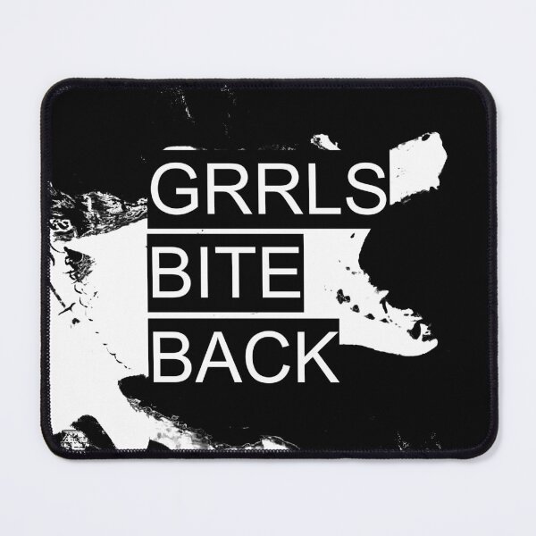 Item preview, "GRRLS BITE BACK" dog designed and sold by madebyAnnie0.