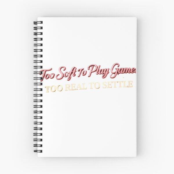 Item preview, Too Soft To Play Games Too Real To Settle Relationship Quote Soft Girl Aesthetic Dating Shirt designed and sold by JagrDesigns.