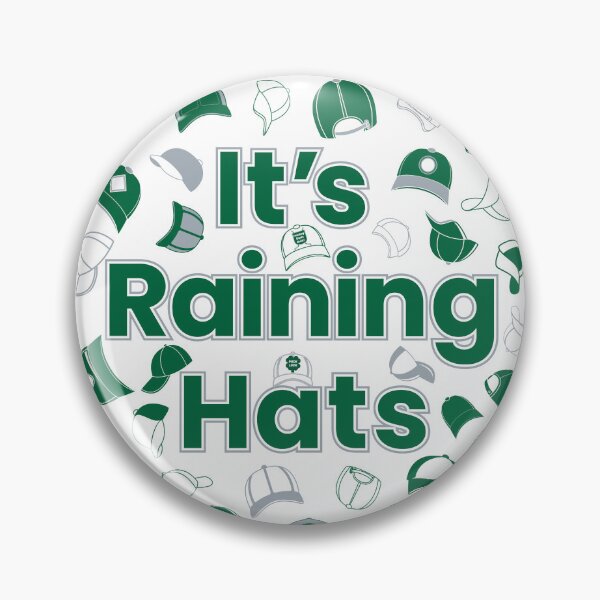 Item preview, It's Raining Hats. In Dallas Stars colors. designed and sold by Hattrixz.