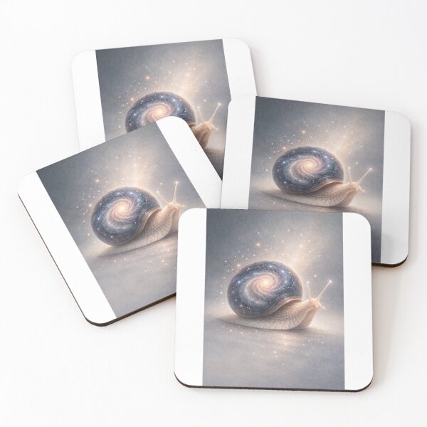 Item preview, Slow Universe – Galaxy Snail Aesthetic Art designed and sold by InkWanderStudio.