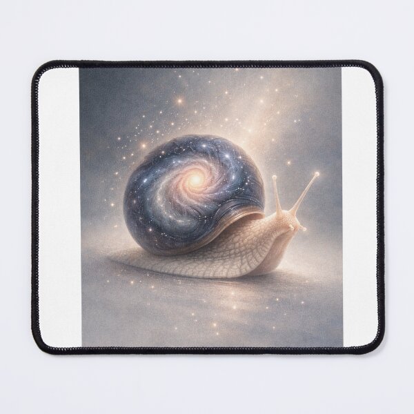 Item preview, Slow Universe – Galaxy Snail Aesthetic Art designed and sold by InkWanderStudio.