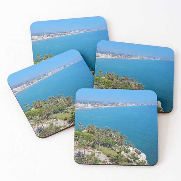 Item preview, View of Peniscola city from the hill designed and sold by AsahiNoAme.