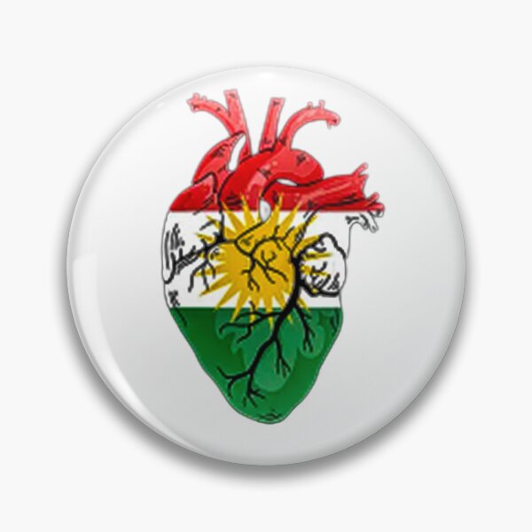 Item preview,  Kurdistan Heart Flag Kurdish Pride Design designed and sold by Xyvo_shop.