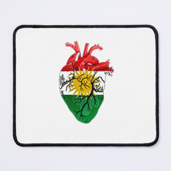 Item preview,  Kurdistan Heart Flag Kurdish Pride Design designed and sold by Xyvo_shop.