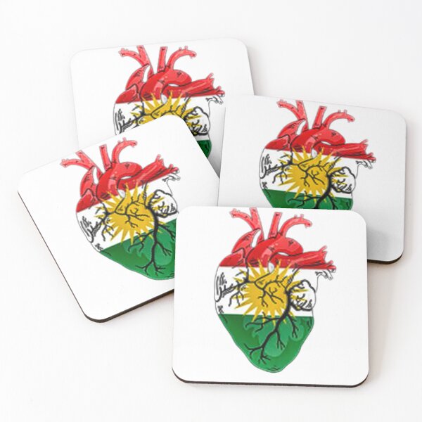 Item preview,  Kurdistan Heart Flag Kurdish Pride Design designed and sold by Xyvo_shop.