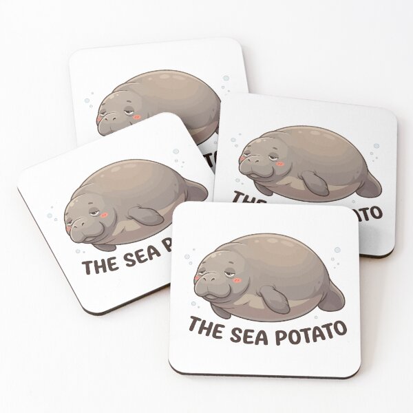 Item preview, The Sea Potato Cute Lazy Manatee designed and sold by Petzzz.