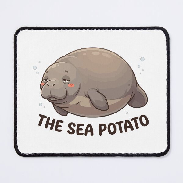 Item preview, The Sea Potato Cute Lazy Manatee designed and sold by Petzzz.