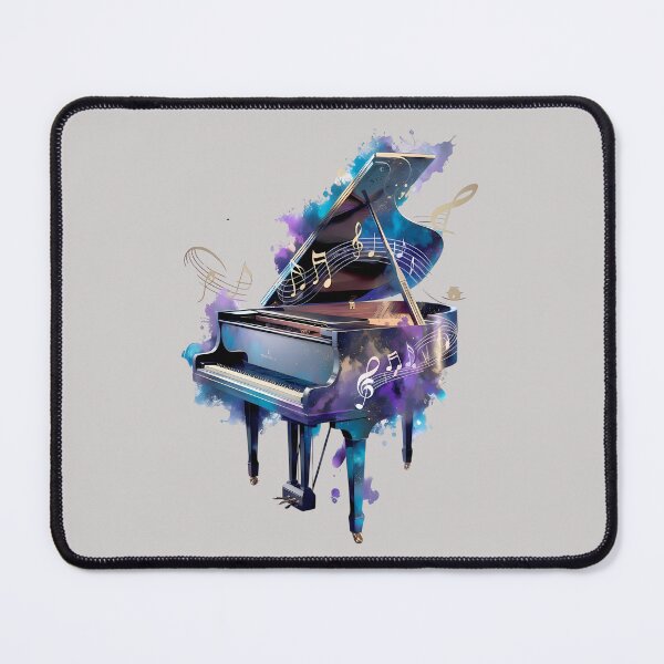 Item preview, Cosmic Symphony Grand Piano - World Music Day Art Tribute designed and sold by Art-Arcade6.