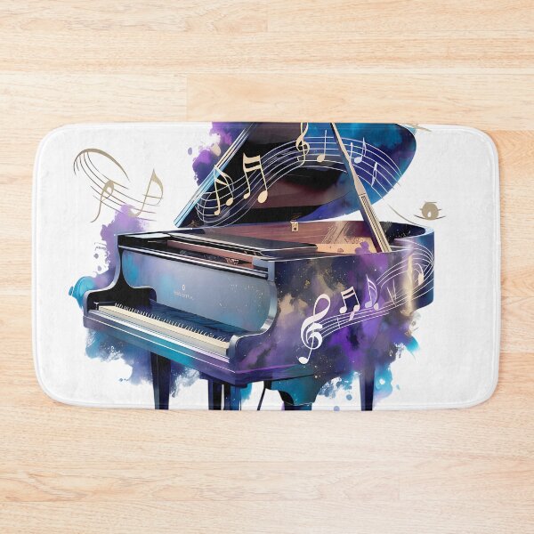 Item preview, Cosmic Symphony Grand Piano - World Music Day Art Tribute designed and sold by Art-Arcade6.