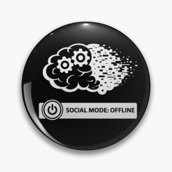 Artikelvorschau, Social Mode Offline Brain Low Energy entworfen und verkauft von MS-DesignArt.