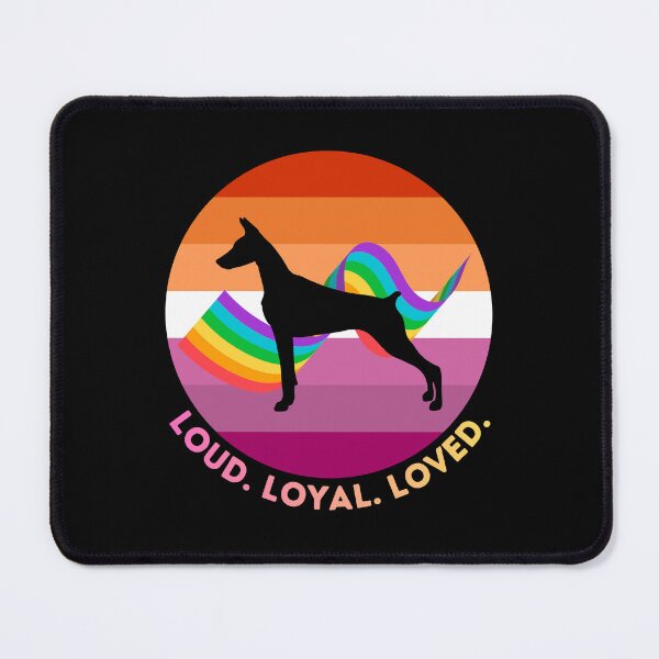 Item preview, Dog Pride LGBTQ Dog Loud Loyal Loved Rainbow Puppy Pride designed and sold by Im-Ara.