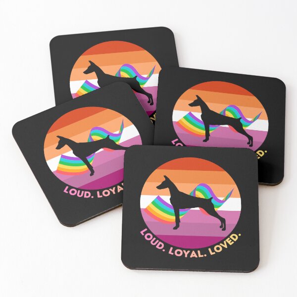 Item preview, Dog Pride LGBTQ Dog Loud Loyal Loved Rainbow Puppy Pride designed and sold by Im-Ara.