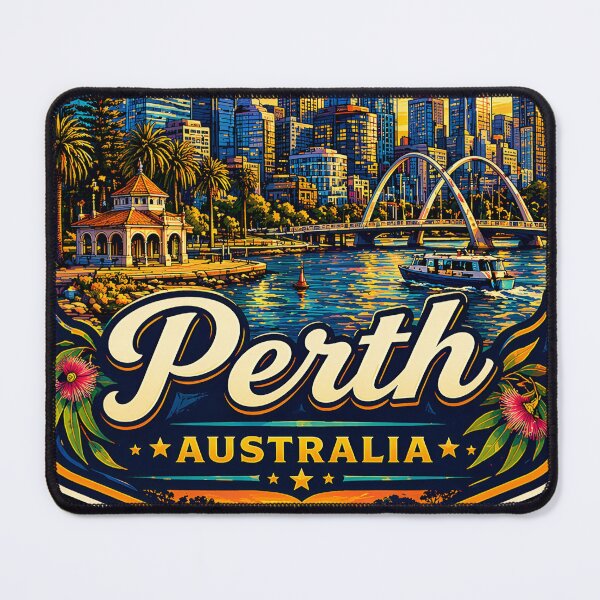 Item preview, Golden Sunset Over Perth Skyline designed and sold by TAOptimus .