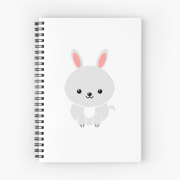 Item preview, Dibujos animados de conejitos blancos kawaii — Lindo arte de conejos | Yarnville designed and sold by Lollee-me.