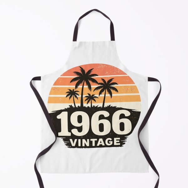 Item preview, Vintage 1966 Birthday Retro Sunset Palm Trees Born in 1966 designed and sold by Svenniibee.
