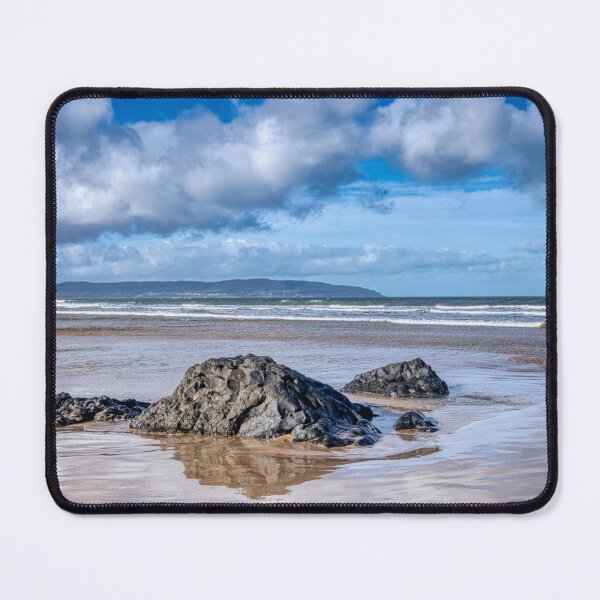 Item preview, Downhill Beach Northern Ireland Coastal Landscape – Dramatic Sky Ocean Reflection Wall Art Photography designed and sold by photoart1854.