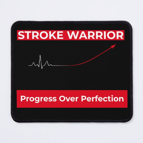 Item preview, Stroke Warrior – Progress Over Perfection Recovery Tee designed and sold by ComebackCotton.