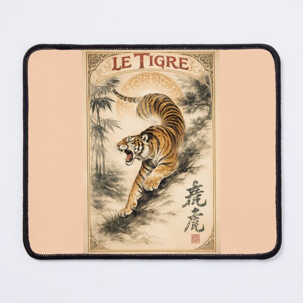 Item preview, Leaping Tiger in Classic Design designed and sold by cuprum.