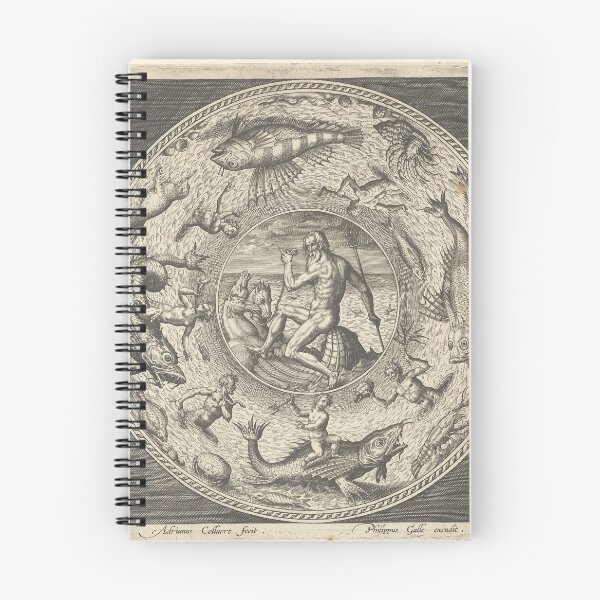 Item preview, Collaert Neptune Shell Horses | Marine Life designed and sold by GammaRay.