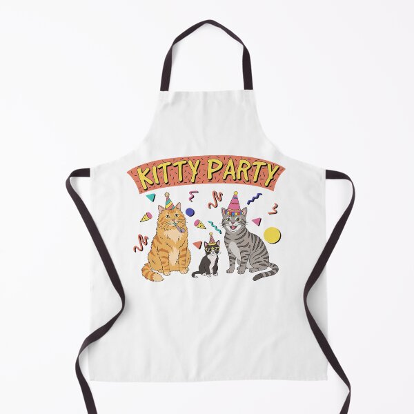 Item preview, Kitty Party 1990s Cat And Kittens designed and sold by Milasneeze.