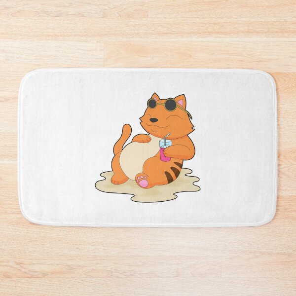 Item preview, Cat Beach Beverage Summer designed and sold by Snabdesign84.