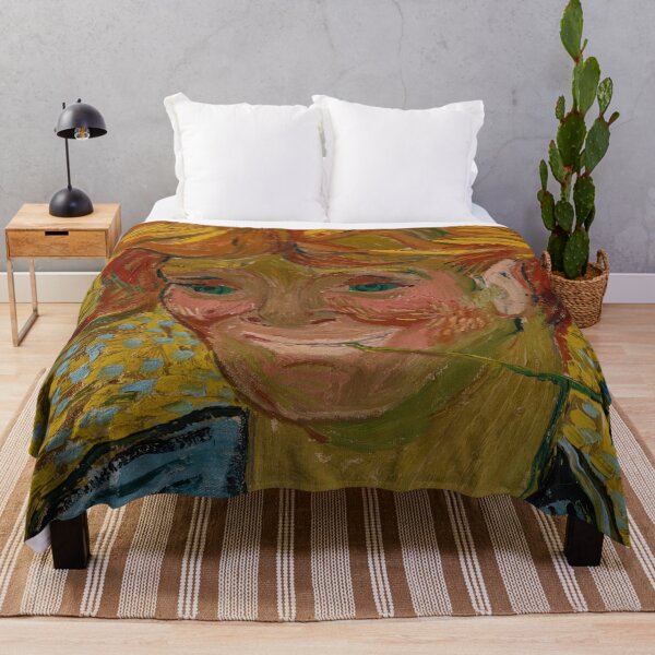 Item preview, Jeune Homme Au Bleuet by Vincent van Gogh: Bold Post Impressionist Portrait designed and sold by artofuniverse.