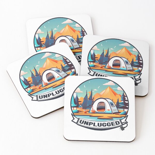Item preview, Camping Unplugged designed and sold by 3Brew-Designs.