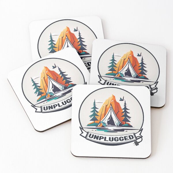 Item preview, Camping Unplugged designed and sold by 3Brew-Designs.