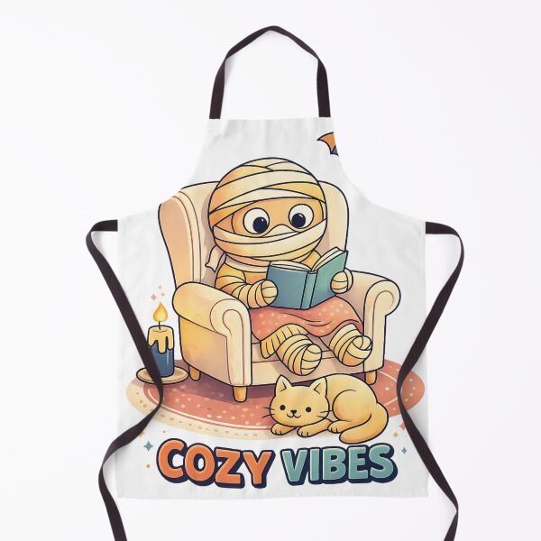 Item preview, Cozy Vibes Halloween Mummy Cute designed and sold by SoftSproutstu.