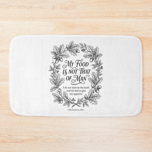 Item preview, My Food Is Not That Of Man Frankenstein Creature Quote designed and sold by Fenay Designs.
