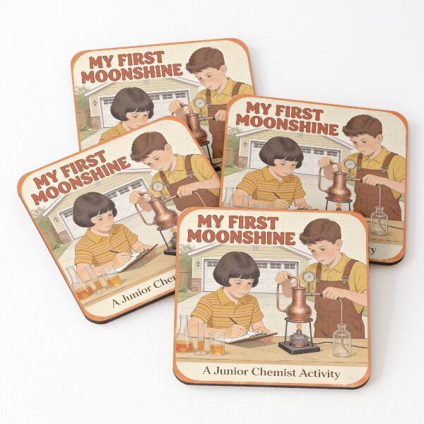 Item preview, Moonshine Kids Retro Parody - Dark Humor Art designed and sold by PictorialWhimsy.