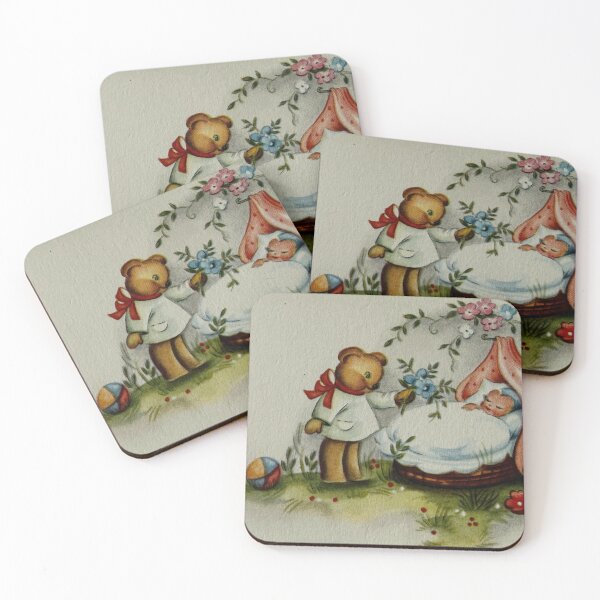 Item preview, Vintage congratulations with new baby card designed and sold by Photopat.