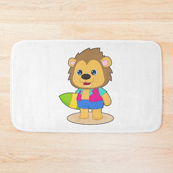 Item preview, Lion Surfing Surfboard Summer designed and sold by Snabdesign84.