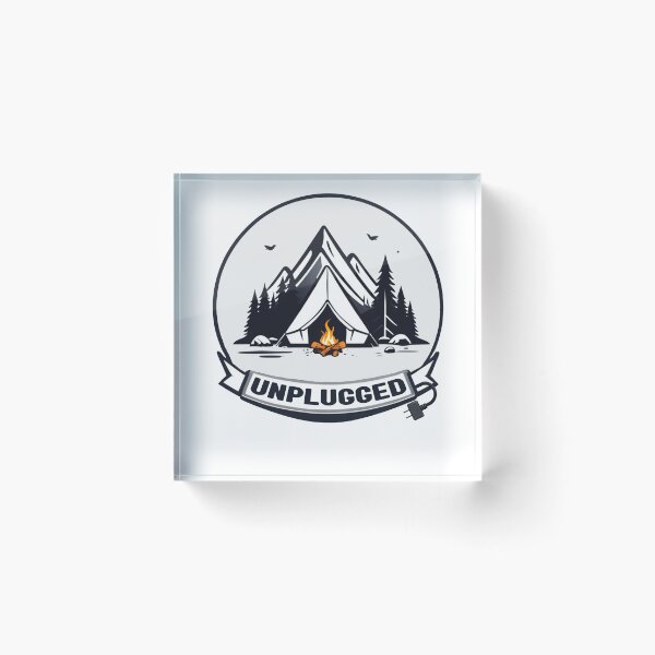Item preview, Camping Unplugged designed and sold by 3Brew-Designs.