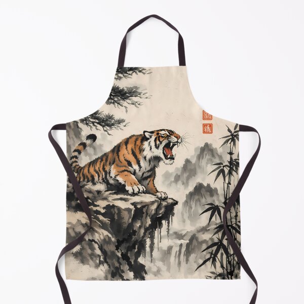 Item preview, Roaring Tiger on Cliffside designed and sold by cuprum.