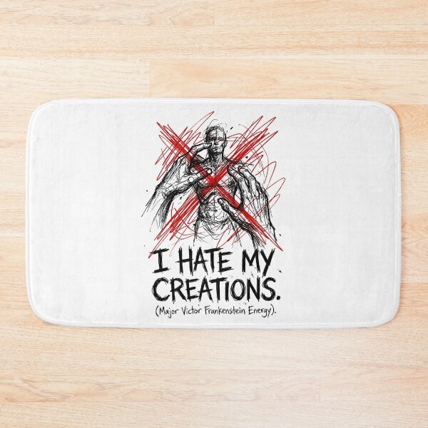 Item preview, I Hate My Creations Major Victor Frankenstein Energy Funny designed and sold by Fenay Designs.