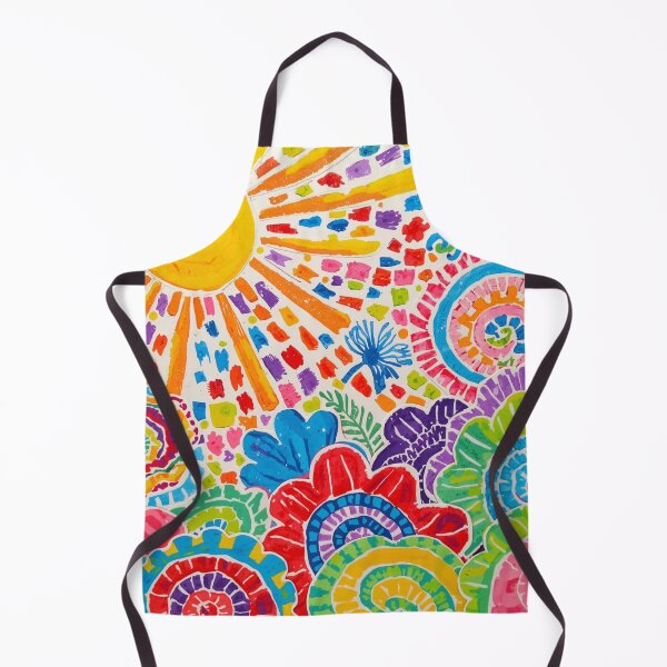 Aperçu de l'œuvre Sunburst Garden – Abstract Colorful Floral Pattern créée et vendue par EchoPrints7.