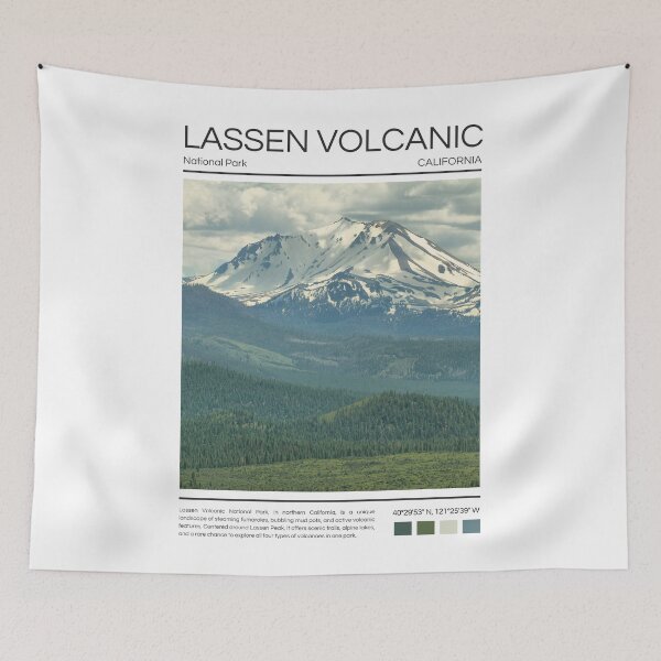 Item preview, Lassen Volcanic National Park - California designed and sold by StudioRedKoala.