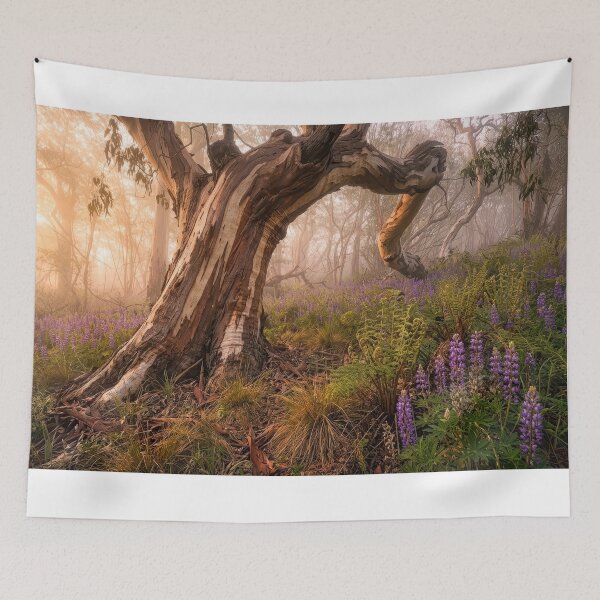 Item preview, Misty Forest with Lupine Flowers designed and sold by andreisky.