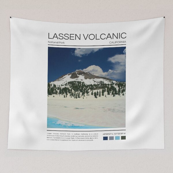 Item preview, Lassen Volcanic National Park - California designed and sold by StudioRedKoala.