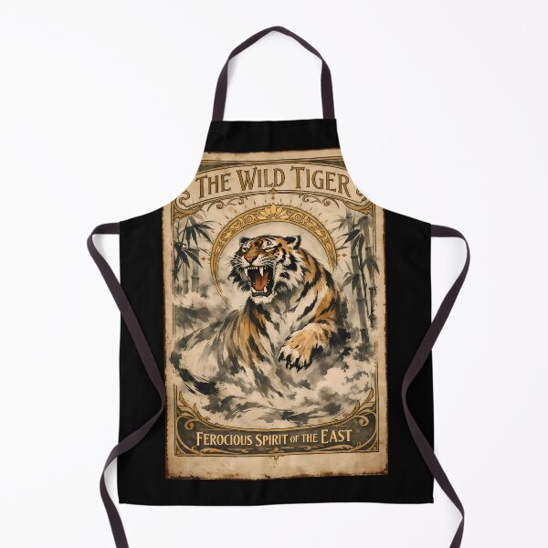 Item preview, Vintage Wild Tiger Poster designed and sold by cuprum.