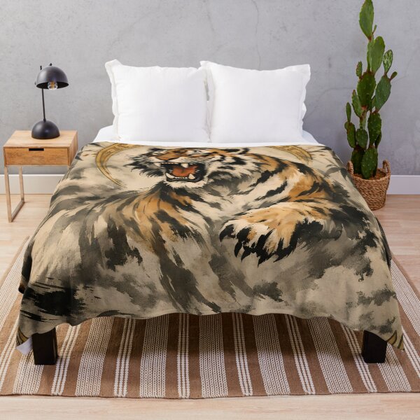 Item preview, Vintage Wild Tiger Poster designed and sold by cuprum.