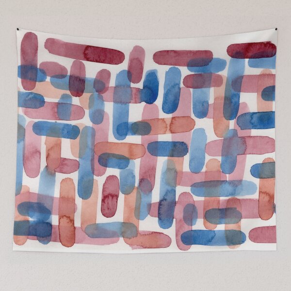 Item preview, Glass Bubbles red and blue fantasy designed and sold by AnnaBaldon.