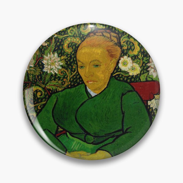 Item preview, La Berceuse Portrait of Madame Roulin by Vincent van Gogh: Post‑Impressionist Print designed and sold by artofuniverse.